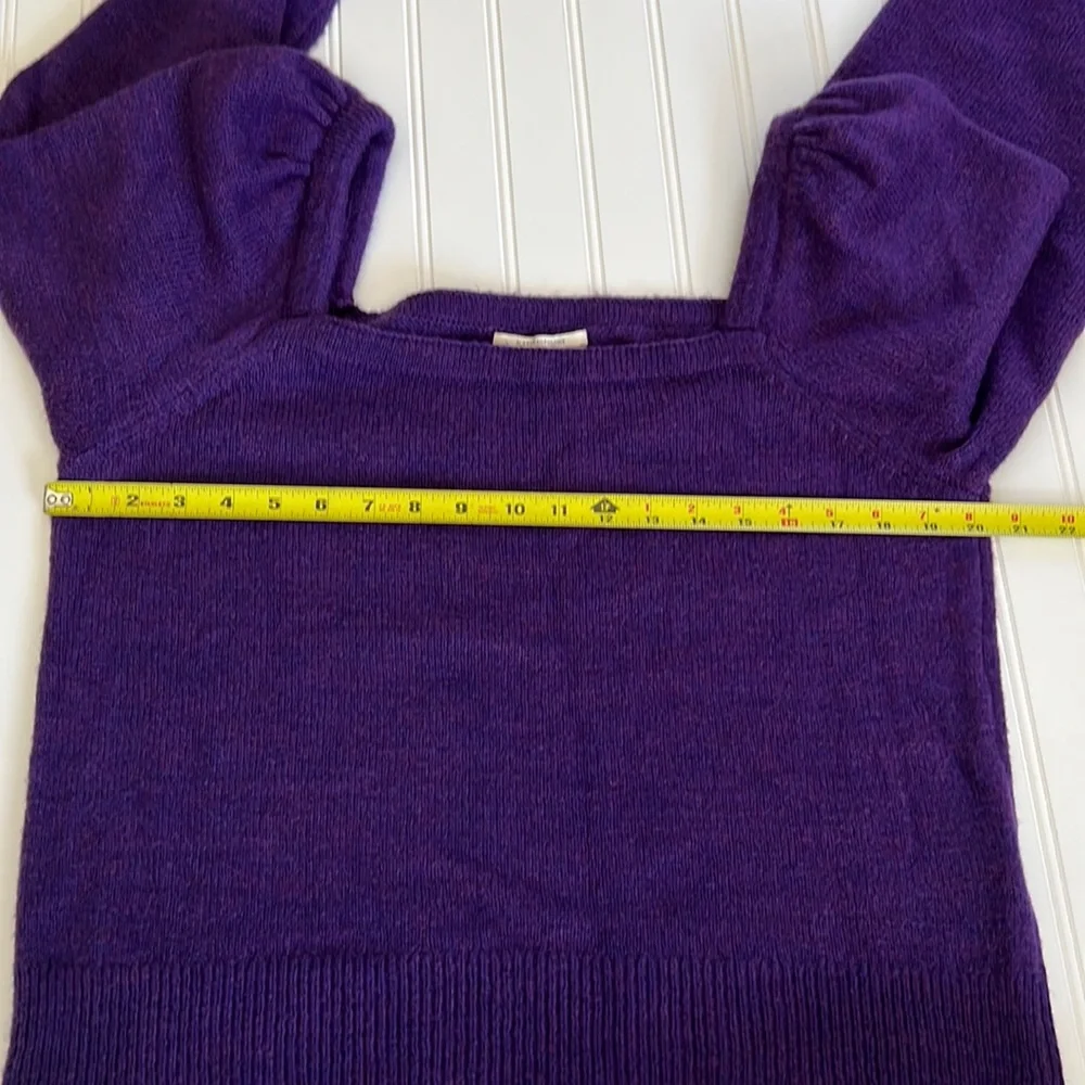 Anthropologie beautiful purple sweater! XL super soft - Picture 6 of 7